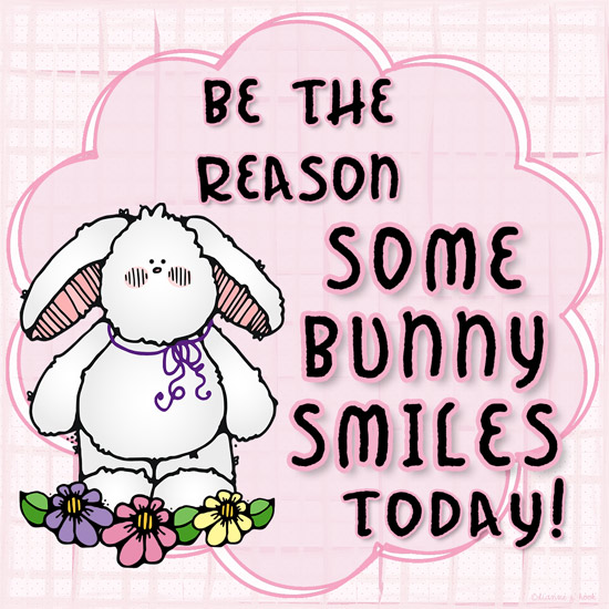 be the reason some bunny smiles