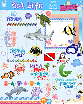 Sea Life Clip Art Download