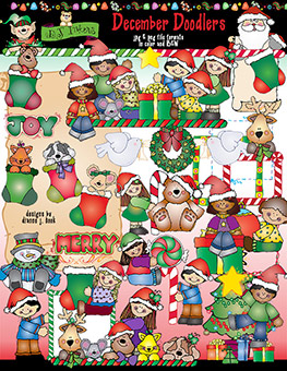 December Doodlers Clip Art Download
