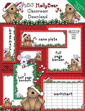 Holly Bear Borders - Classroom Kit Download
