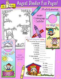 August Doodler Fun Pages Download