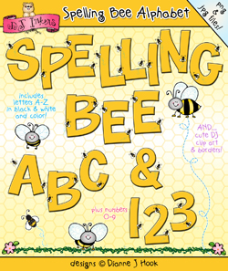 Spelling Bee Clip Art Alphabet Download