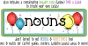 Nouns Flash Cards - Sentence Building, Parts of Speech