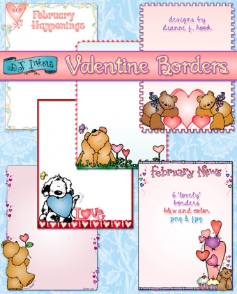 Valentine Borders Clip Art Download