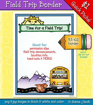 Field Trip Border Clip Art Download