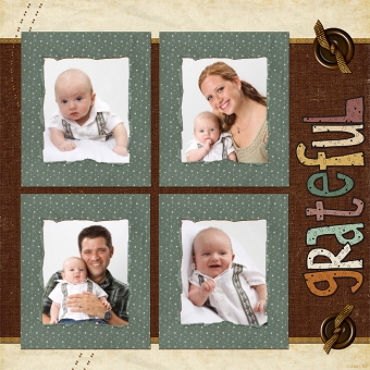 Fall Family Clip Art Snippets, Font and Printables Kit