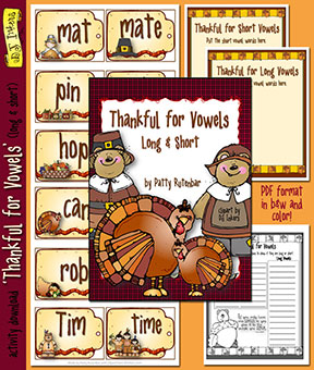 Thankful For Vowels Activity Download