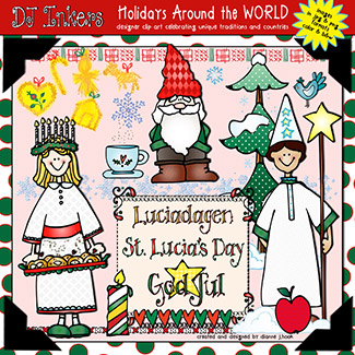 Holidays Around The World: St. Lucia Day Clip Art Download