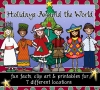 Learn about Holidays Around the World with cute clip art by DJ Inkers