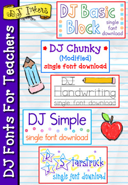 DJ Fonts For Teachers Download