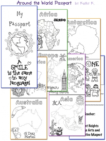 Wonderful World Clip Art Collection - 26 Locations for Culture and Travel