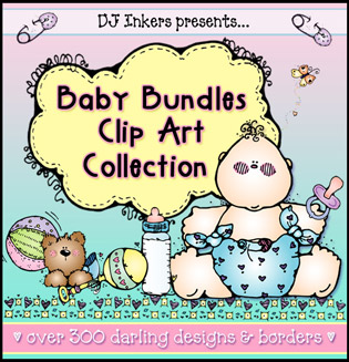 Baby Bundles Clip Art Collection - 5 Download Bundle