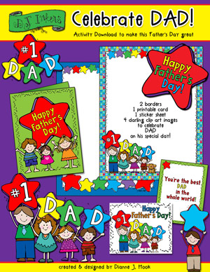 Celebrate Dad - Clip Art and Printables Download
