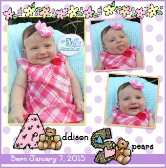 Baby Buttons - 12 Month Stickers Download