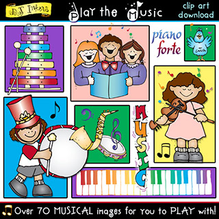 Play the Music Clip Art Download