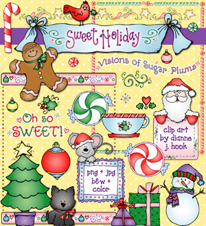 Sweet Holiday Clip Art Download