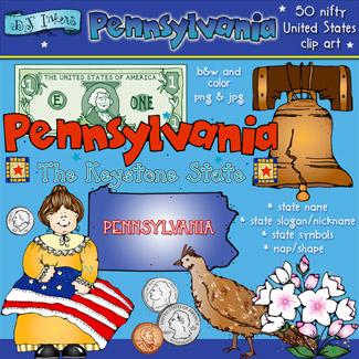 Pennsylvania USA Clip Art Download