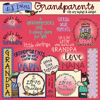 Grandparents - Sayings and Clip Art Download