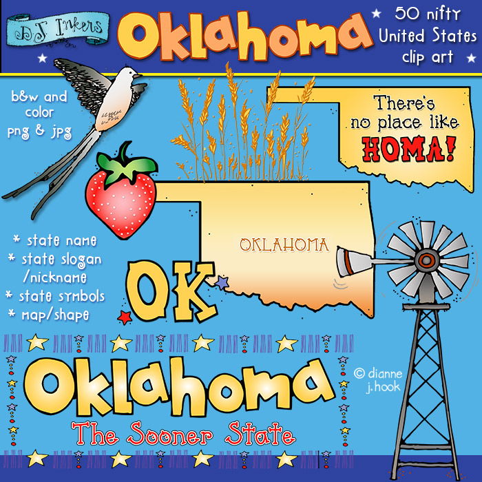 Oklahoma USA Clip Art Download