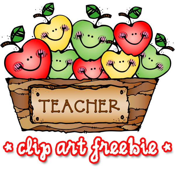 Teacher Apples Clip Art FREEBIE