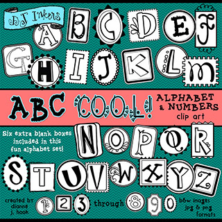 ABC Cool Clip Art Alphabet Download