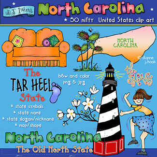 North Carolina USA Clip Art Download