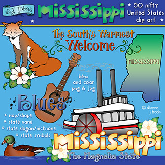 Mississippi USA Clip Art Download