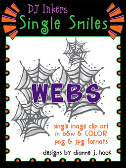 Webs - Single Smiles Clip Art Image