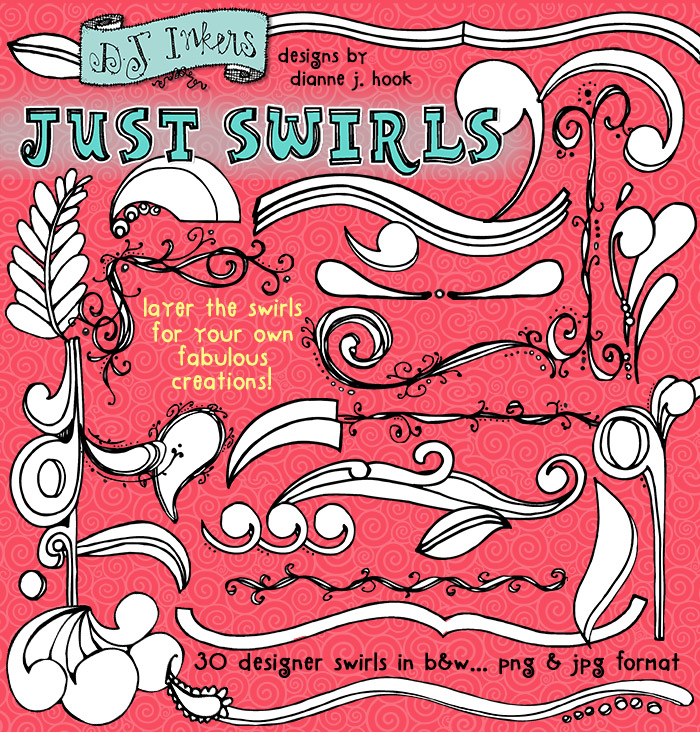 Just Swirls Clip Art Download