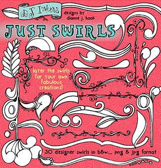 Just Swirls Clip Art Download