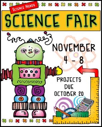 Science Fair and Math Wiz clip art for Kids by DJ Inkers