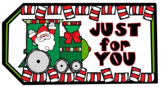 Holiday Express - Christmas Train Clip Art Download