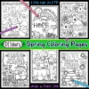 Fresh spring coloring pages for kids and Easter by DJ Inkers