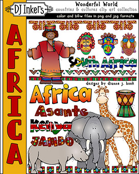 Africa Clip Art - Wonderful World Download