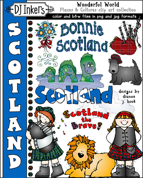 Scotland Clip Art - Wonderful World Download