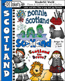 Scotland Clip Art - Wonderful World Download