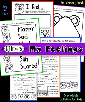 My Feelings Activity Packet - Exploring Emotions for Kids