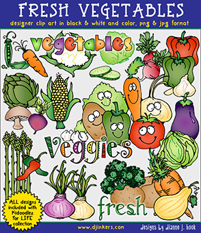 Fresh Vegetables Clip Art Download