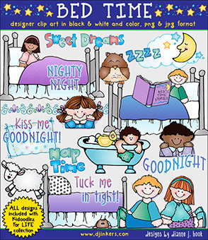 Bed Time Clip Art Download