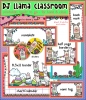 Borders and printables for your lovely Llama classroom theme by DJ Inkers