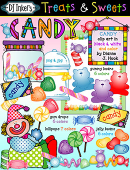 Treats and Sweets - Candy Clip Art Download