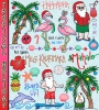 Cute beach clip art for a tropical holiday or Christmas in Hawaii by DJ Inkers