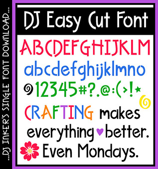 DJ Easy Cut Font Download