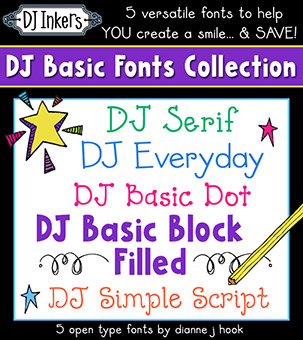 DJ Basic Fonts Collection Download
