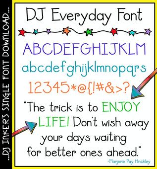 DJ Everyday Font Download