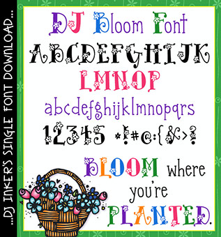 DJ Bloom Font Download
