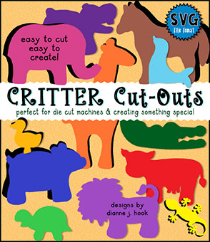 Critter Cut-Outs Collection - Animal SVG Files