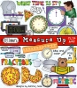 Clever kids clip art for measuring, fractions and teaching math by DJ Inkers