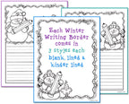 Winter Borders for Writing Download