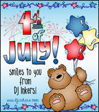 July Doodlers Summer Fun Clip Art